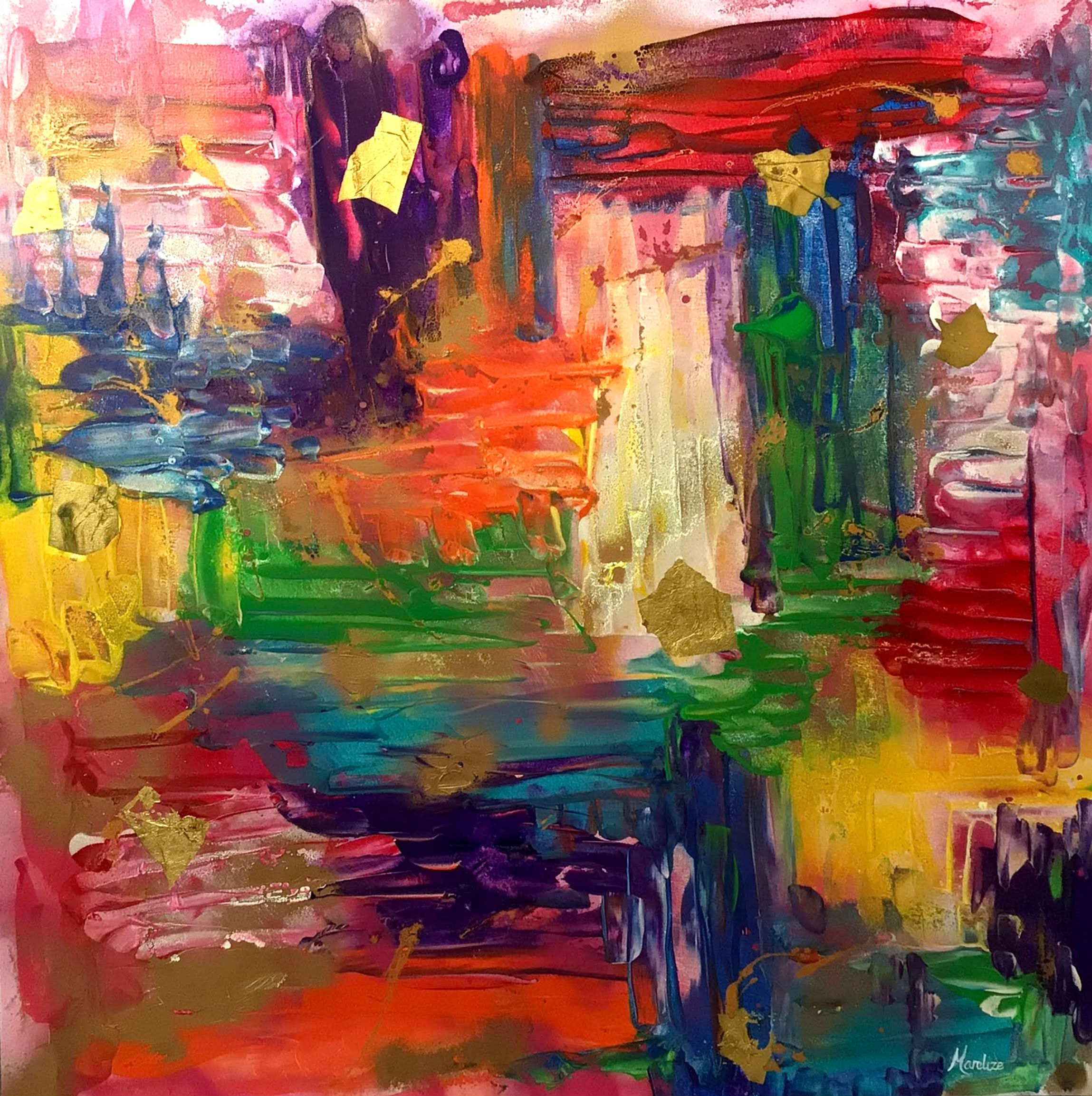 Magical Colours that Glow (Large Square)