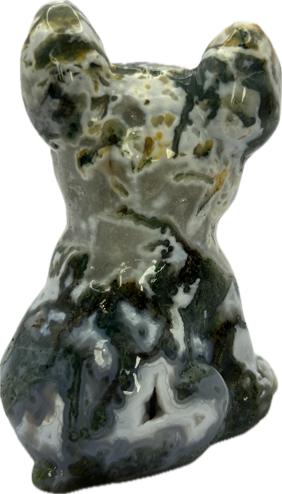 Thumbnail: Moss Agate French Bull Dog