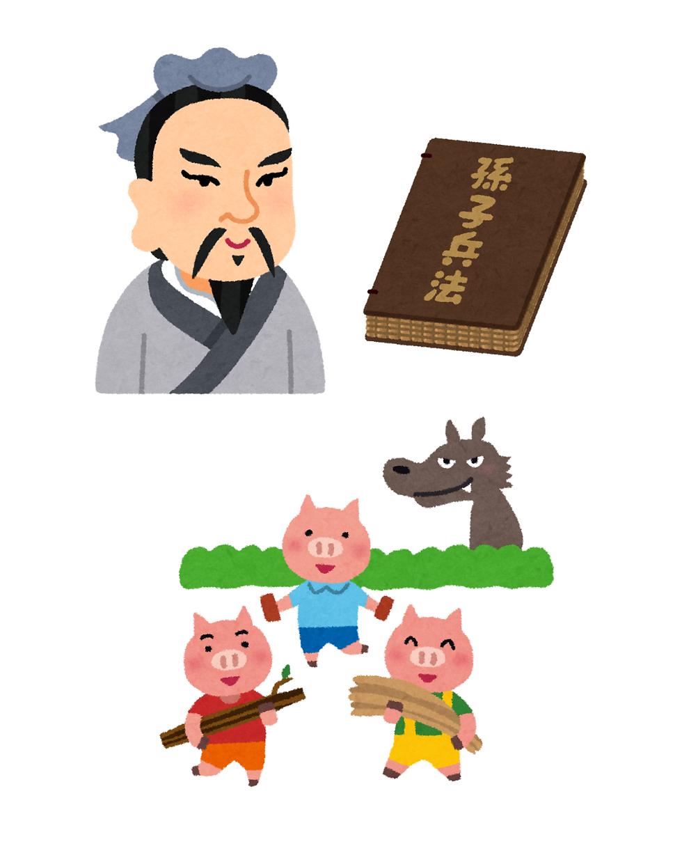 三匹の子豚と孫子の兵法の共通点、そして経営との関係について