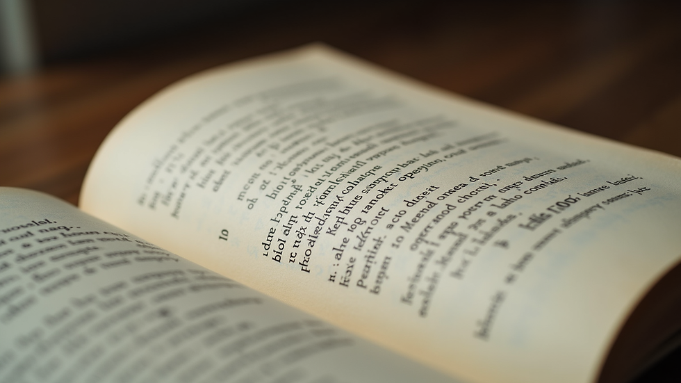 Close-up view of an open book with handwritten multilingual poetry