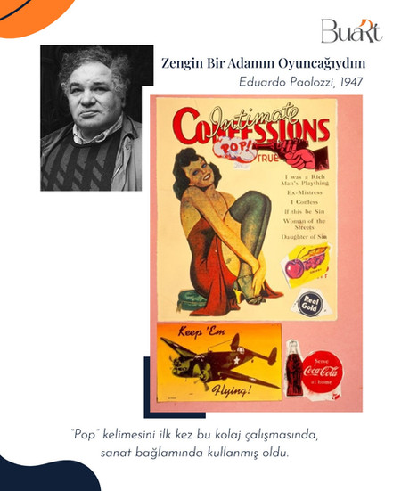 Zengin Bir Adamın Oyuncağıydım - Eduardo Paolozzi, 1947