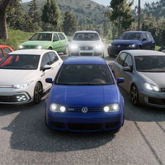 Big Volkswagen Pack 2026 (Golf, Passat, Multivan, Scirocco...) 40+ Cars - BeamNG MOD