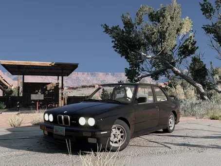 BMW (E30) 1990 [Beam.NG FREE Mods]