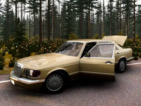 Mercedes-Benz W126 PACK (1984-'91)  [Beam.NG FREE Mods]