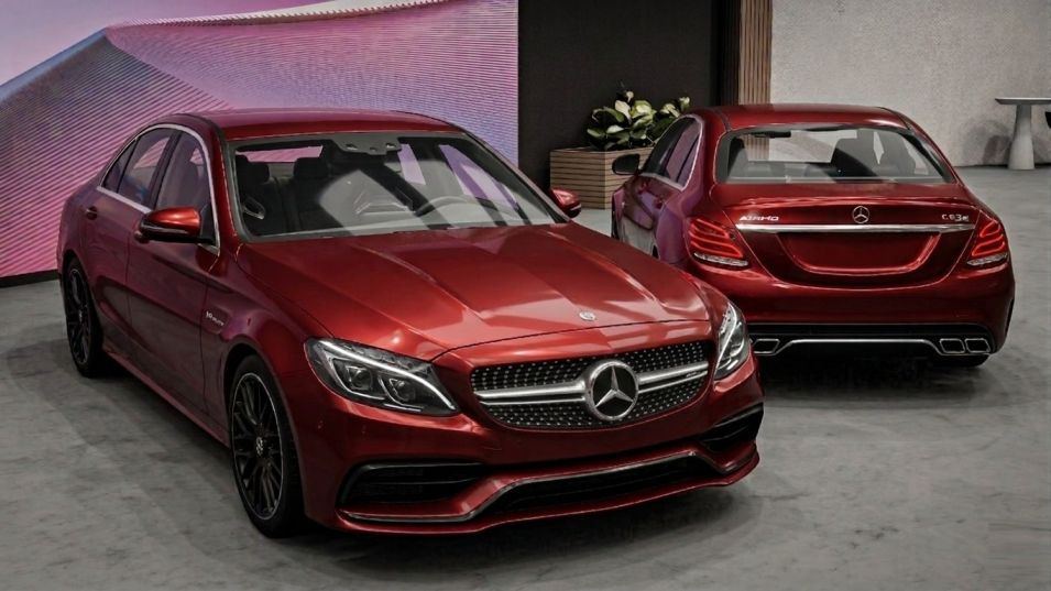 Mercedes-Benz AMG V8 C63S W205 -BeamNG MOD