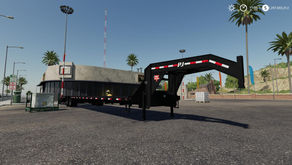 FS19 40FT PJ GOOSENECK FLATDECK TRAILER LONG LOW LOADER V1.0.0.0