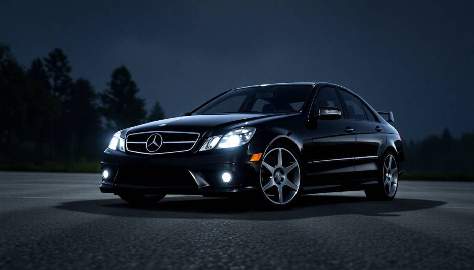 Mercedes-Benz C63 (W204)  BeamNG