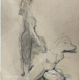 Catherine Huppey
Fusain/craft marouflé/bois
65 x 49 cm