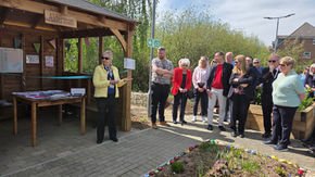 New Community Garden opens at Fareham Community Hospital