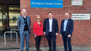 Andrew Western MP Visits Partington Health Centre