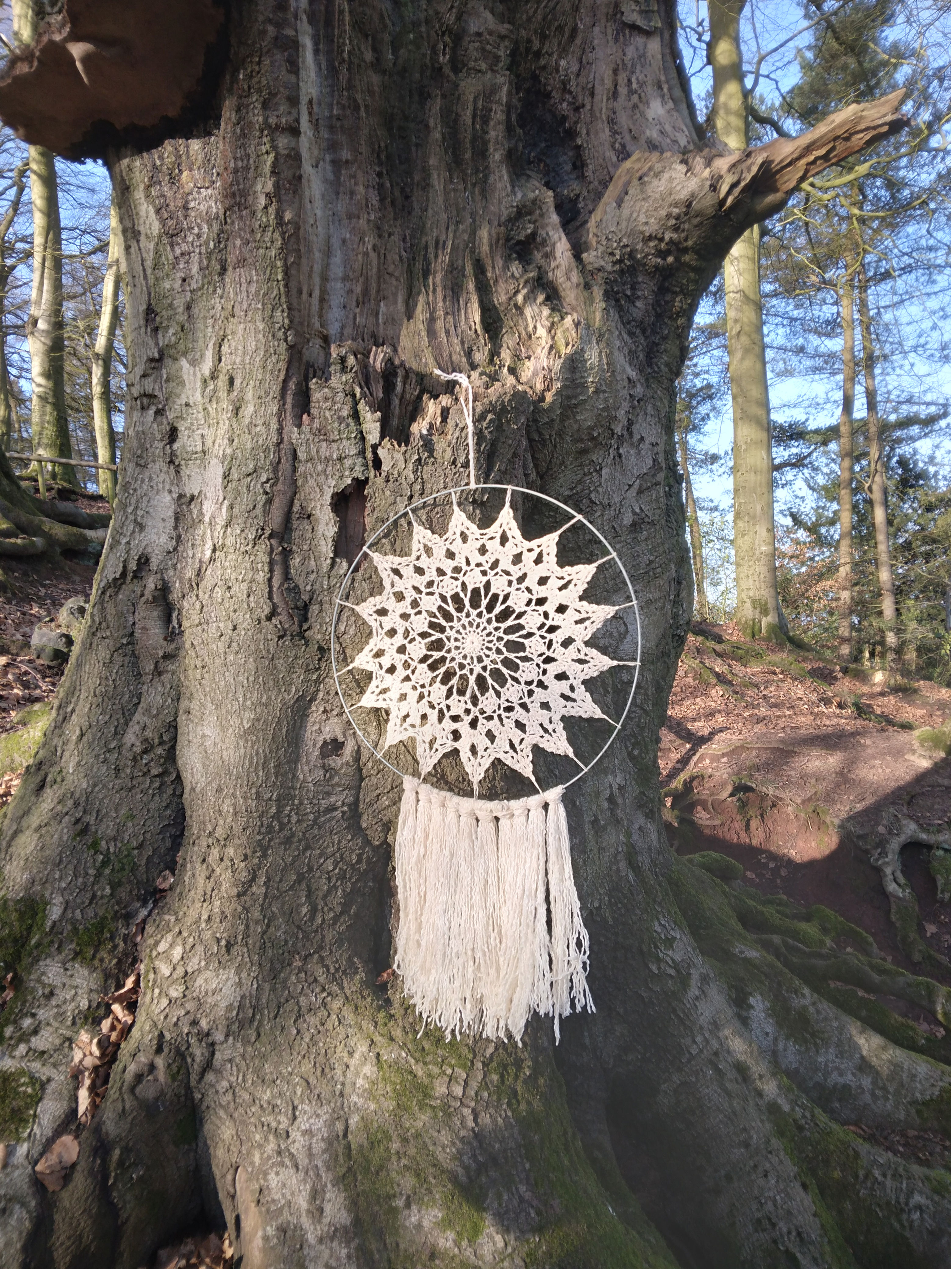 "SuperNova" Handmade Large Dreamcatcher