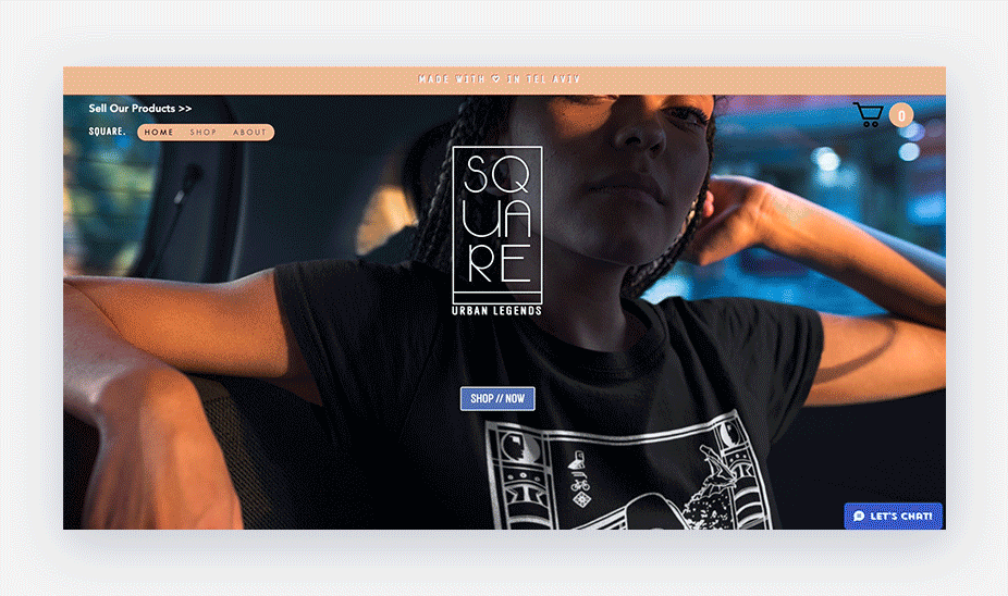 SQUARE-Urban Legends: A floating menu without needing to scroll back to the top