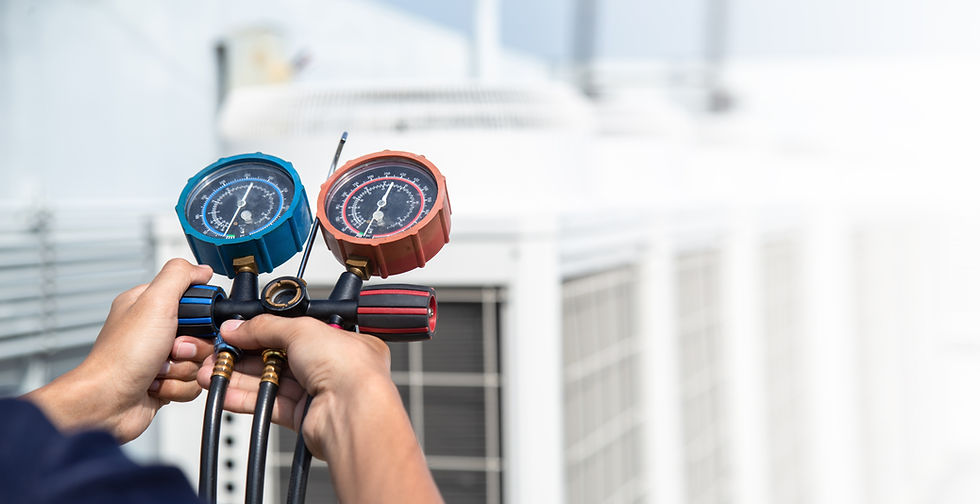 technician-is-checking-air-conditioner-measuring-equipment-filling-air-conditioners-servic
