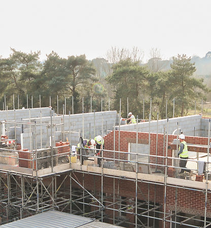 Westbrook Moorings, Hertfordshire during build