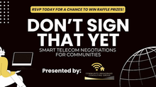 Flyer for CAAMP & Community Broadband Consulting Group CEU