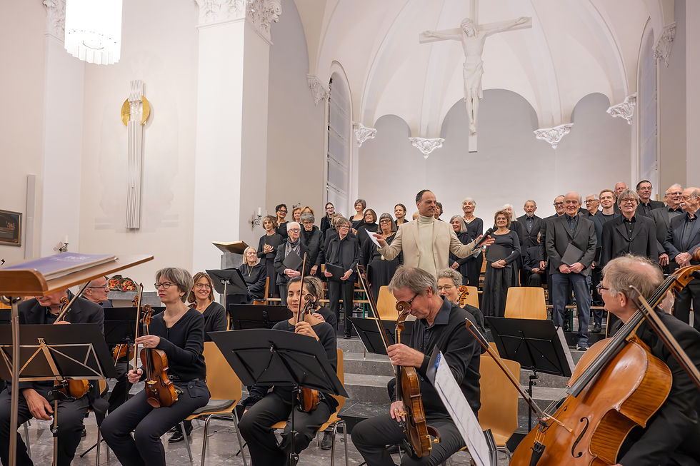 Standing Ovations – der Cäcilienchor verzaubert die Gäste
