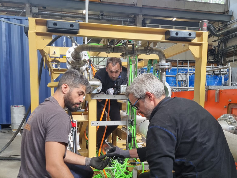 Photo of Flocean engineering team at work