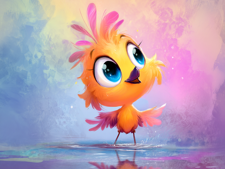 Big Eyes, Bright Feathers & Beautiful Reflections