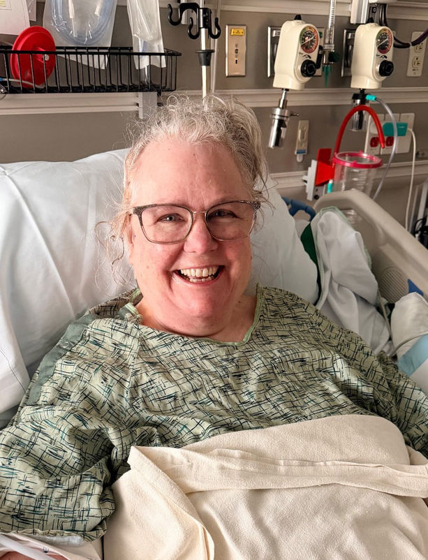 In the hospital... feeling GOOD!