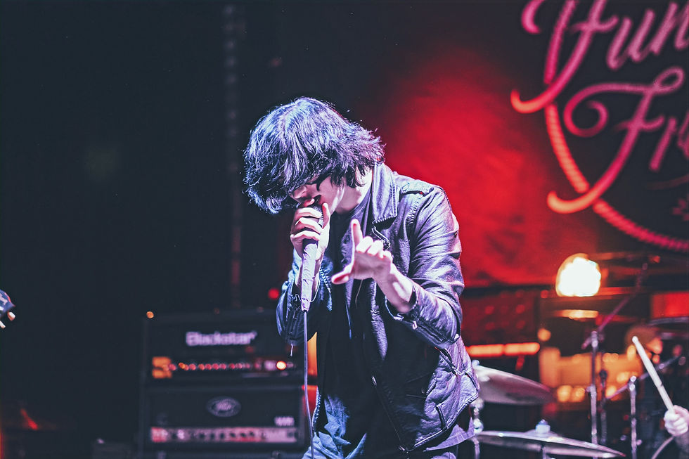 Band Singer Performing