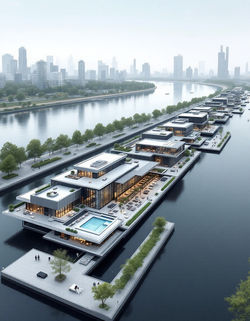 Technopark Floating Complex Innovative Floating Multifunctional Complex