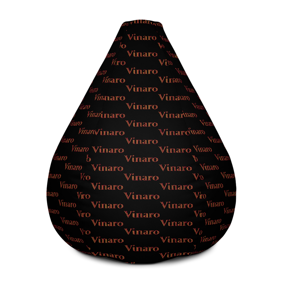 Miniature : Vinaro Exclusive Bean Bag Chair w/ filling Black