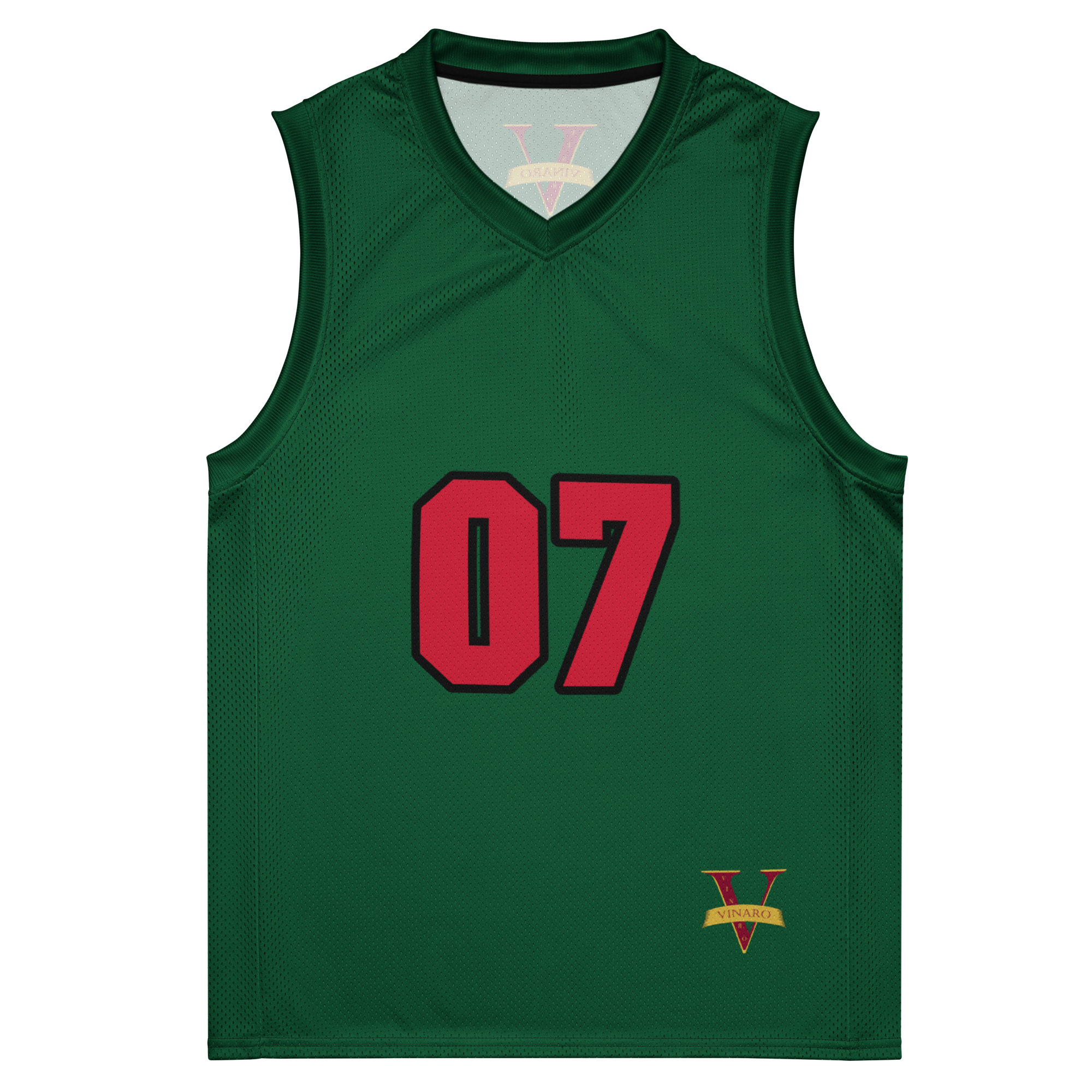 Vinaro Basketball Jersey - Royal Green