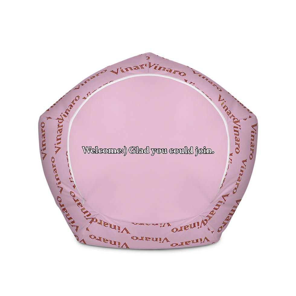 Thumbnail: Vinaro Exclusive Bean Bag Chair w/ filling Pink