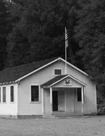 One room schoolhouse, Forks of Salmon, Ca.