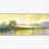 Thumbnail: Watercolor of a calm lake at sunrise with trees and golden reflections.