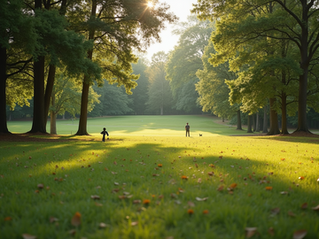 A peaceful scene depicting a welcoming environment in Desoto County for seniors.