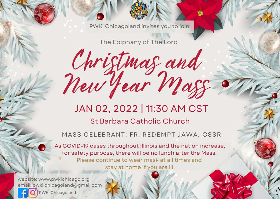Christmas and New Year Mass & Celebration