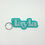 Thumbnail: CUSTOM NAME Keychain/Backpack Tag - 2 Layer Acrylic - Bugaki Font