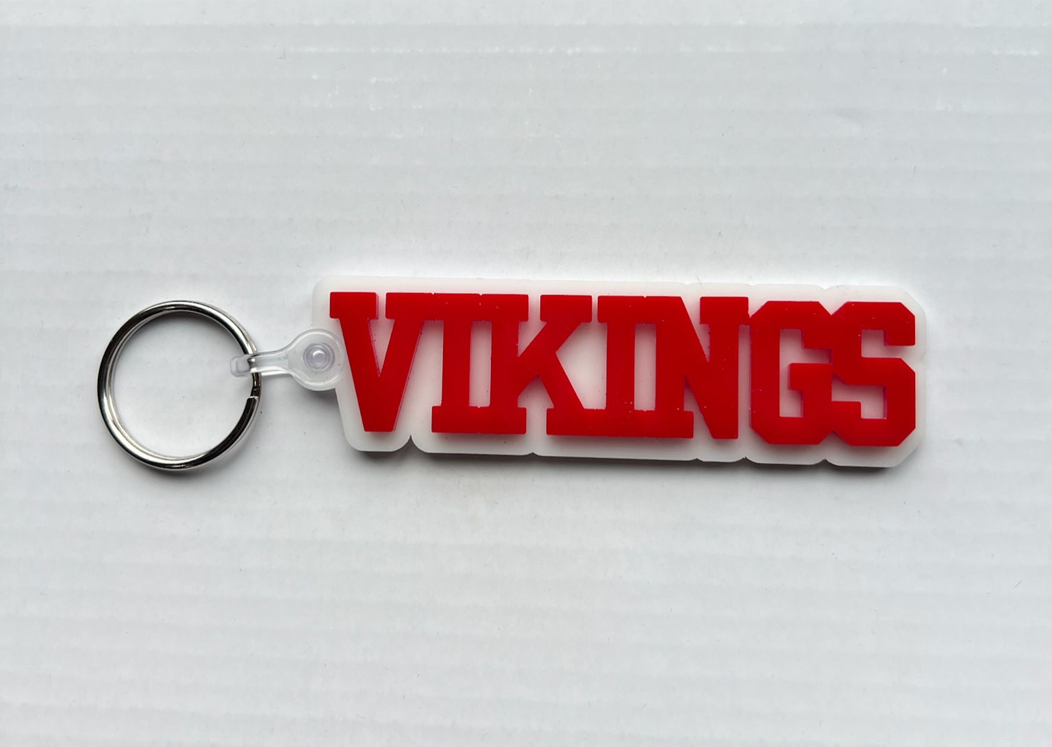 Vikings Keychain/Backpack Tag - 2 Layer Acrylic