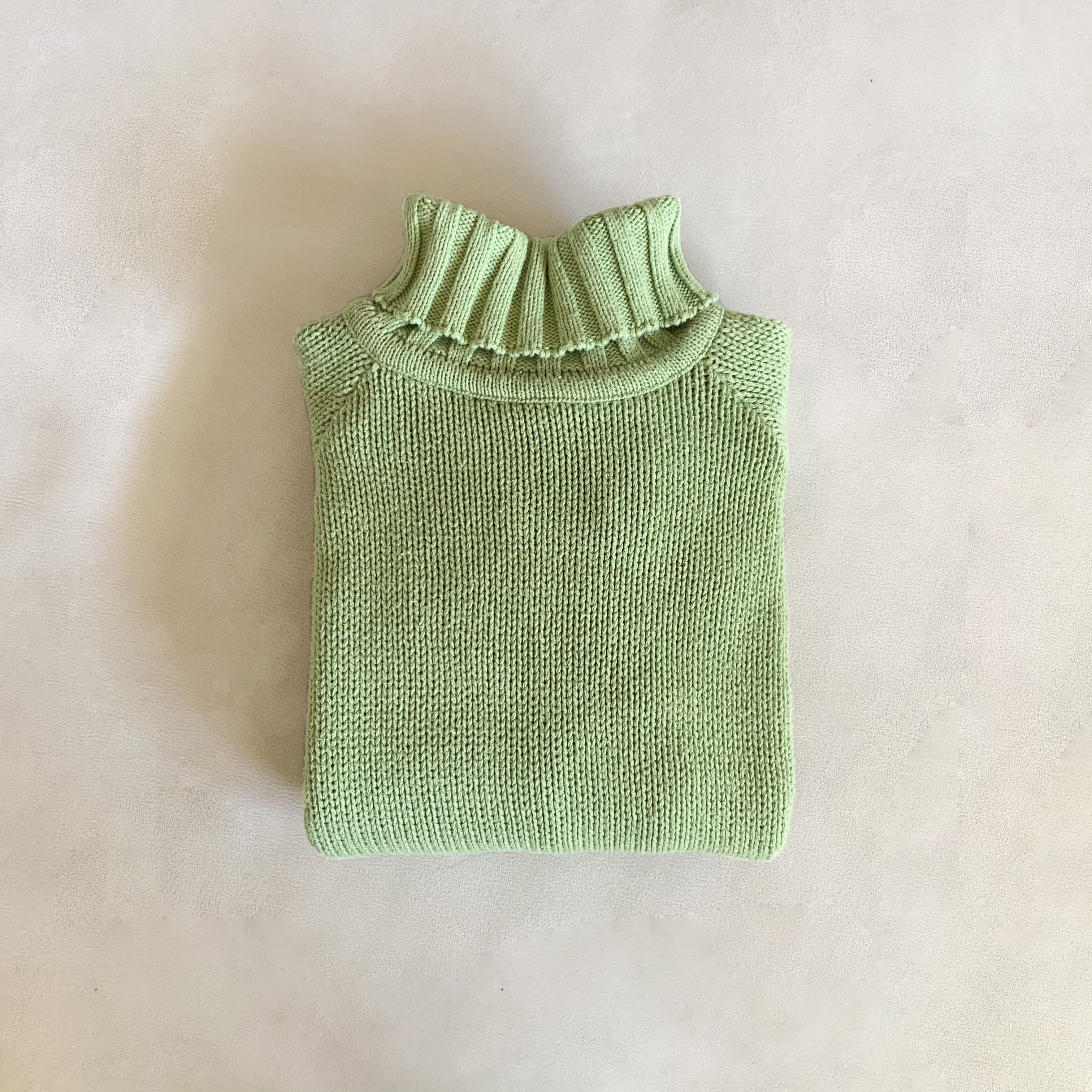 Key Lime Turtleneck Sweater