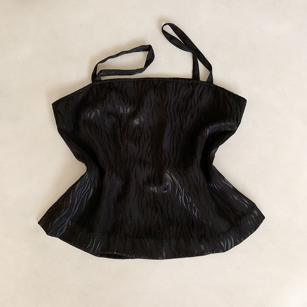 Onyx Zebra Jacquard Cami XS-S