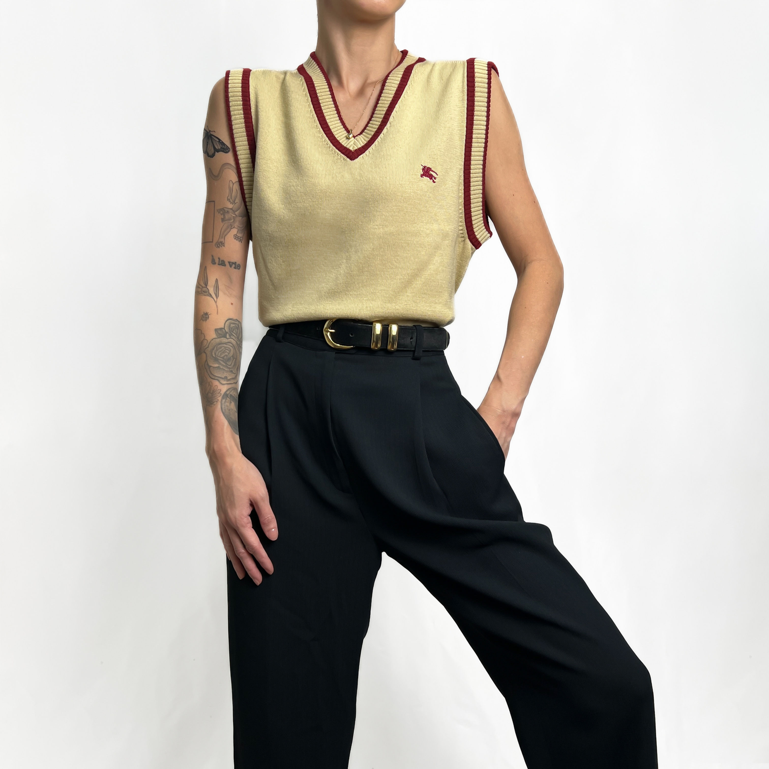 Burberry Blue Label Knit Sweater Vest XS-M