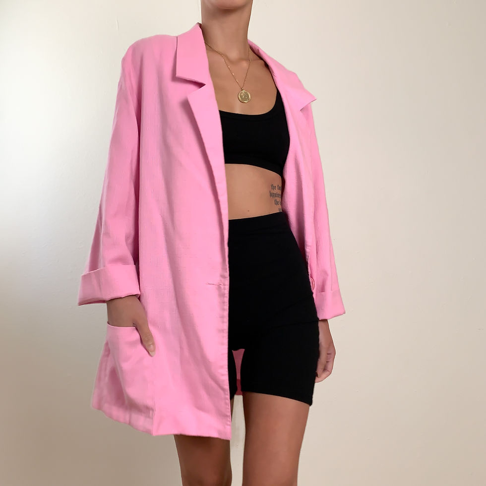 Bubblegum Lightweight Blazer