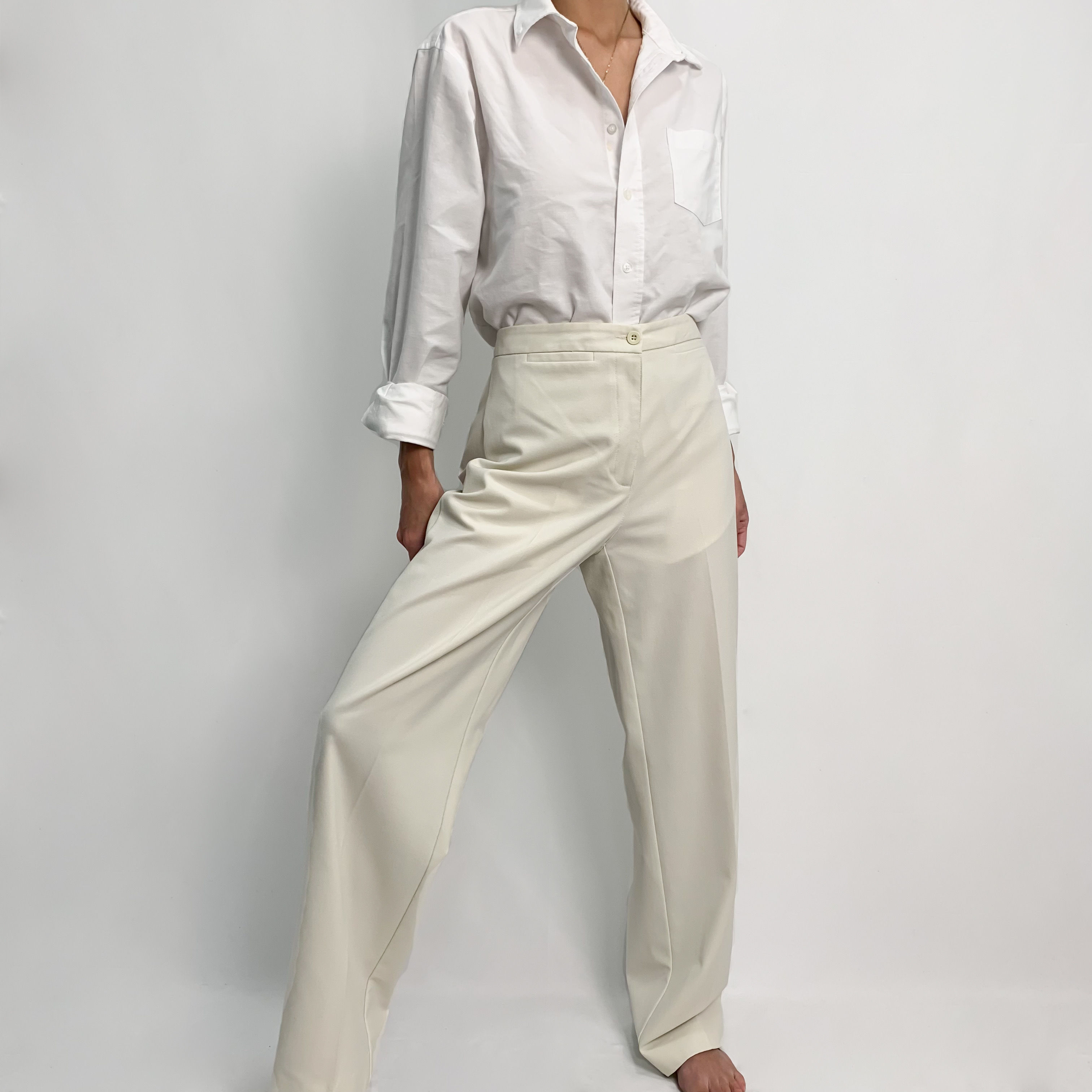 Eggshell Dress Pants 27"-28"