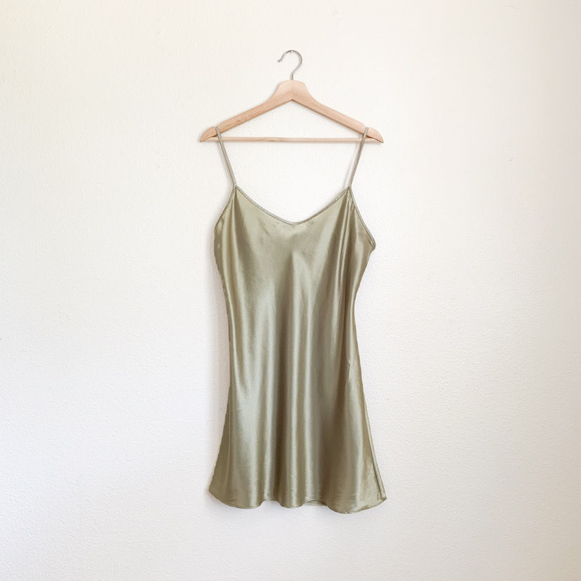 Sage Slip Dress