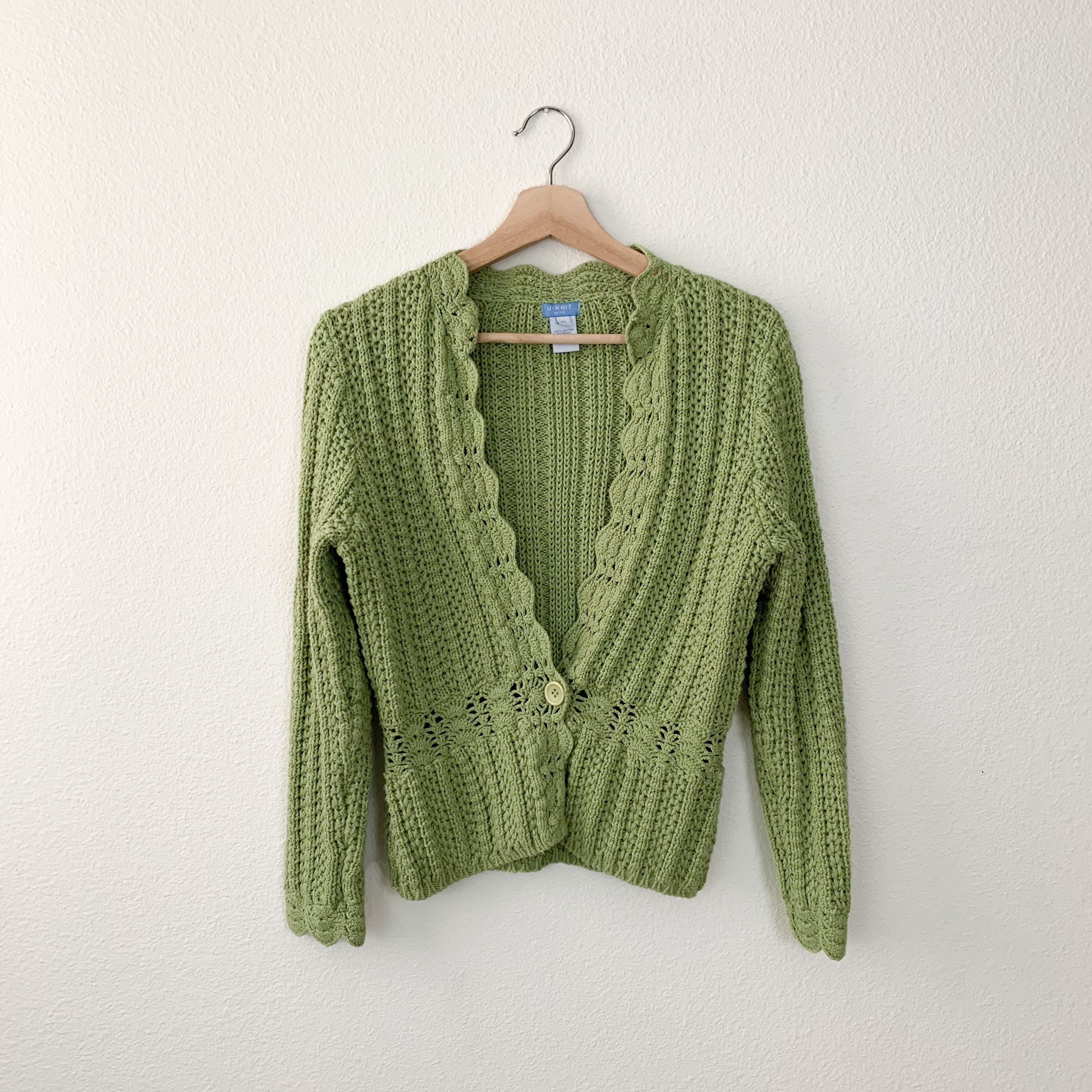 Pistachio Knit Cardigan