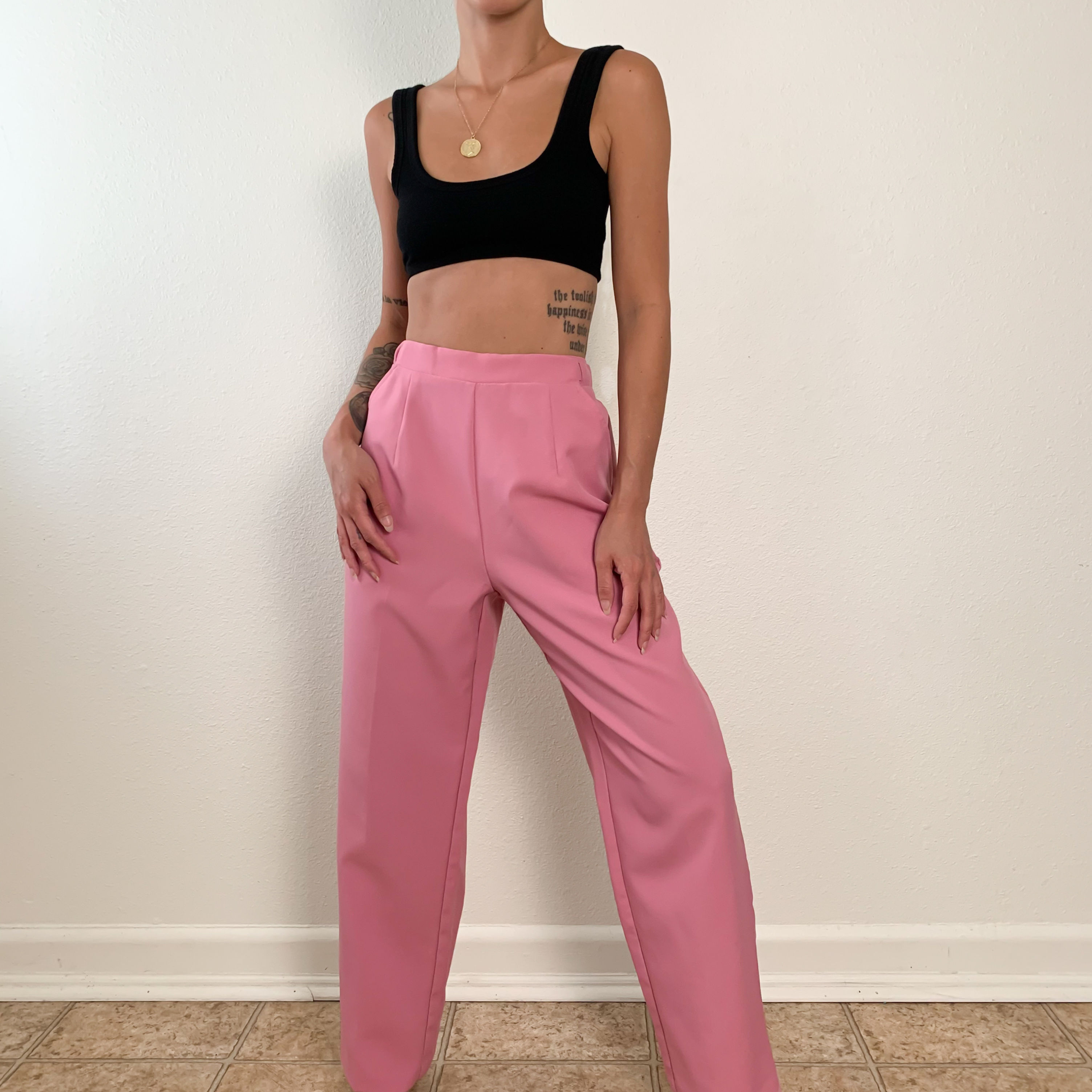 Bubblegum High Rise Pants 26"-30"