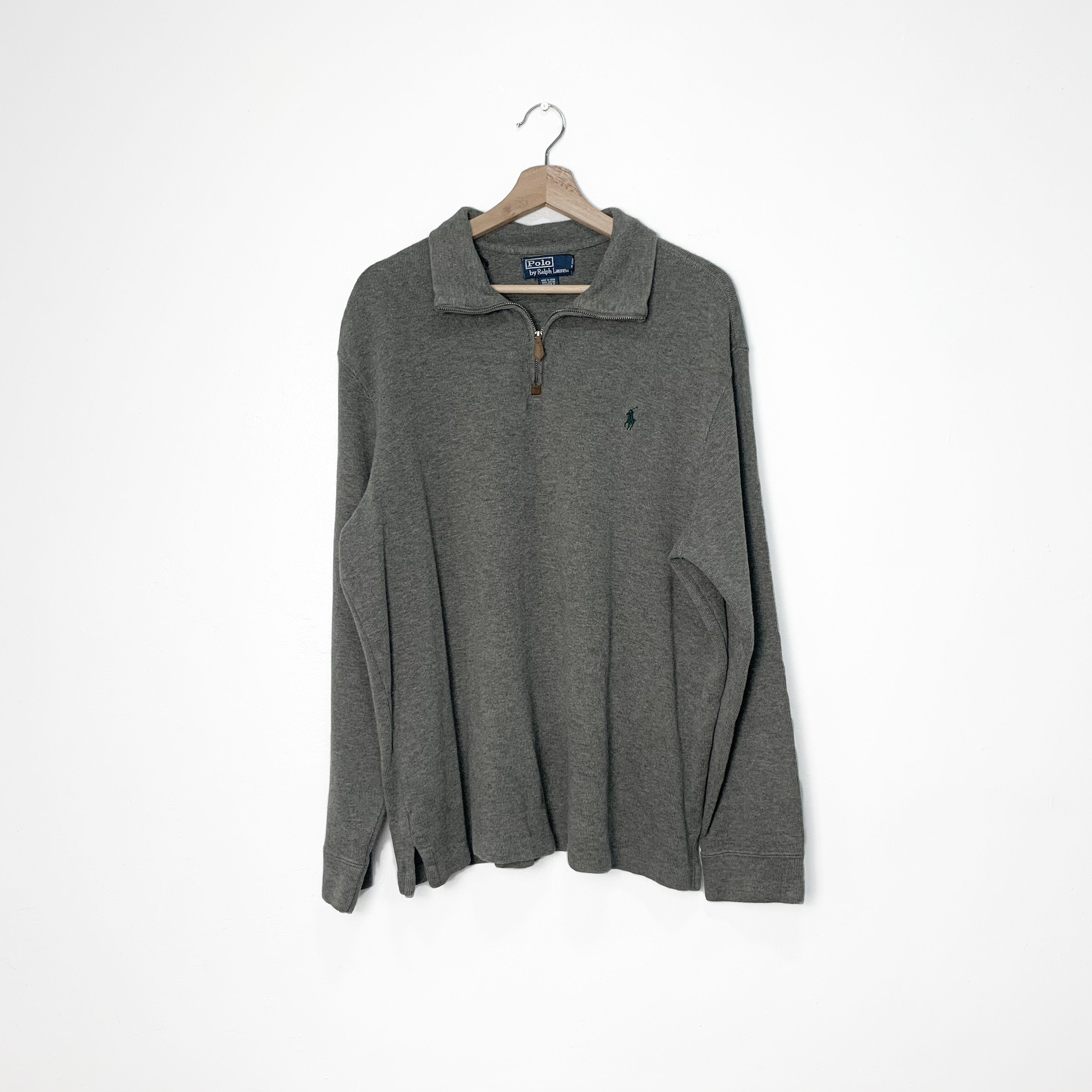 Charcoal Polo Ralph Lauren Half-Zip M-XXL