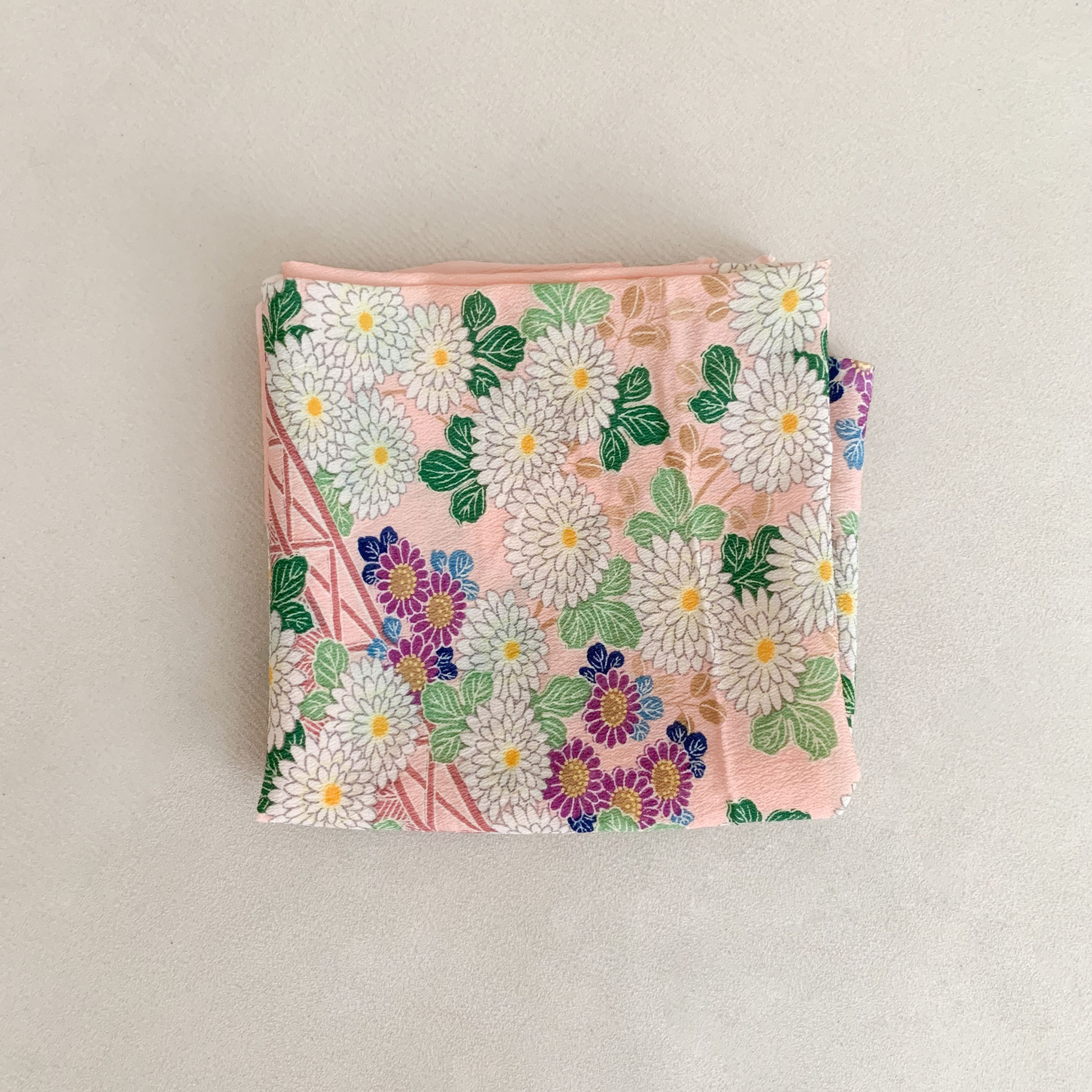 Pastel Floral Garden Scarf