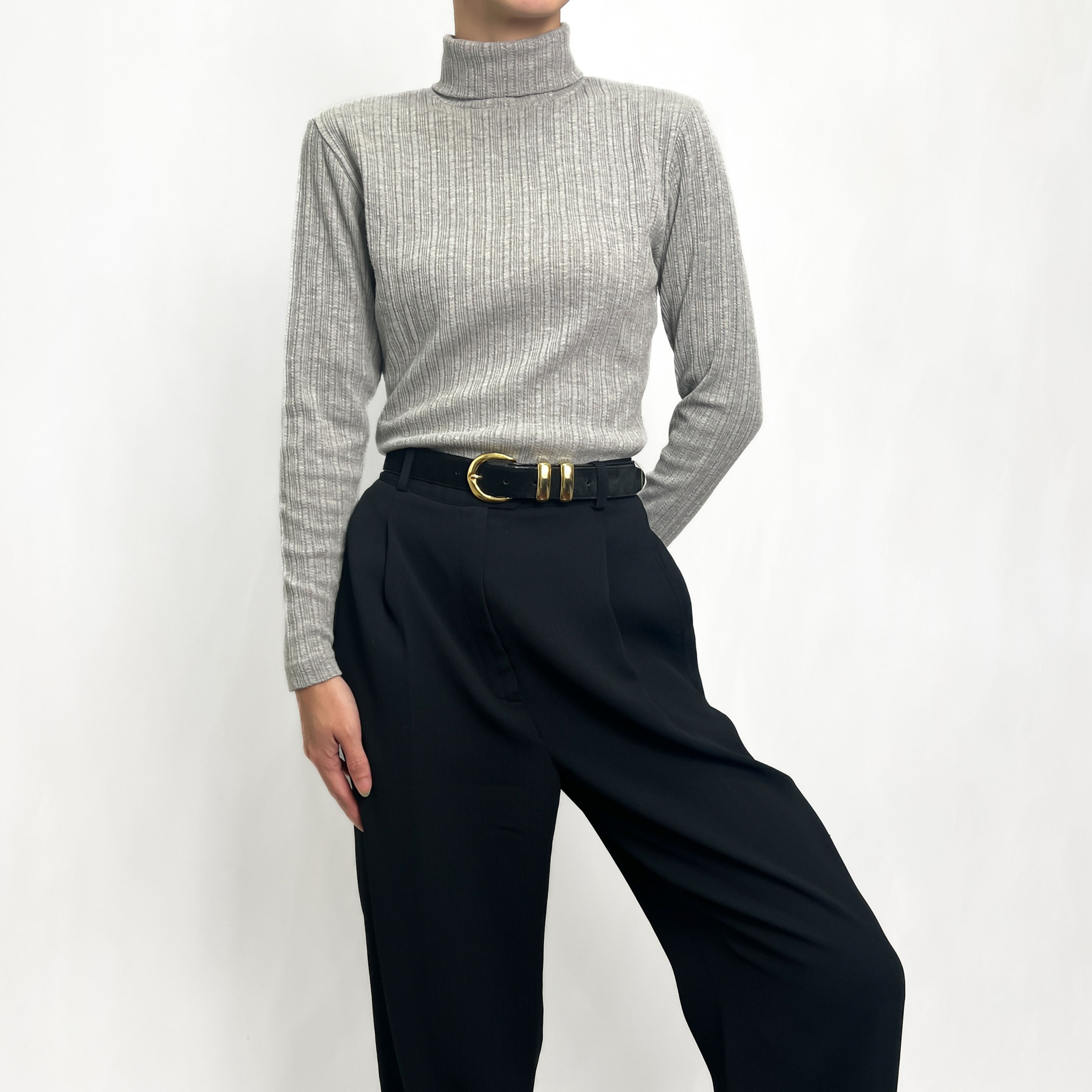 Essential Esprit Heather Long Sleeved Turtleneck XS-S