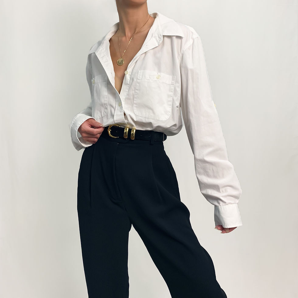 Classic White Ralph Lauren Button Down XS-XL