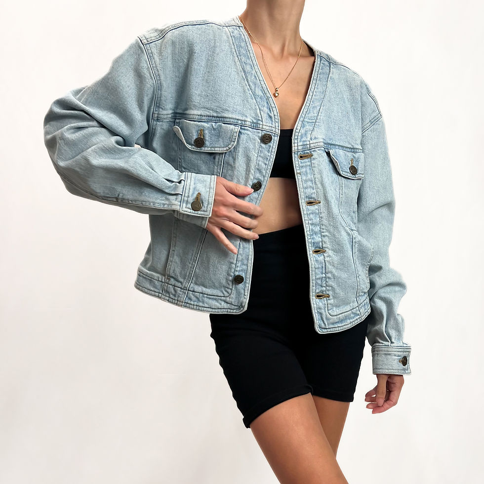 Lizwear Retro Fit Denim Jacket XS-M