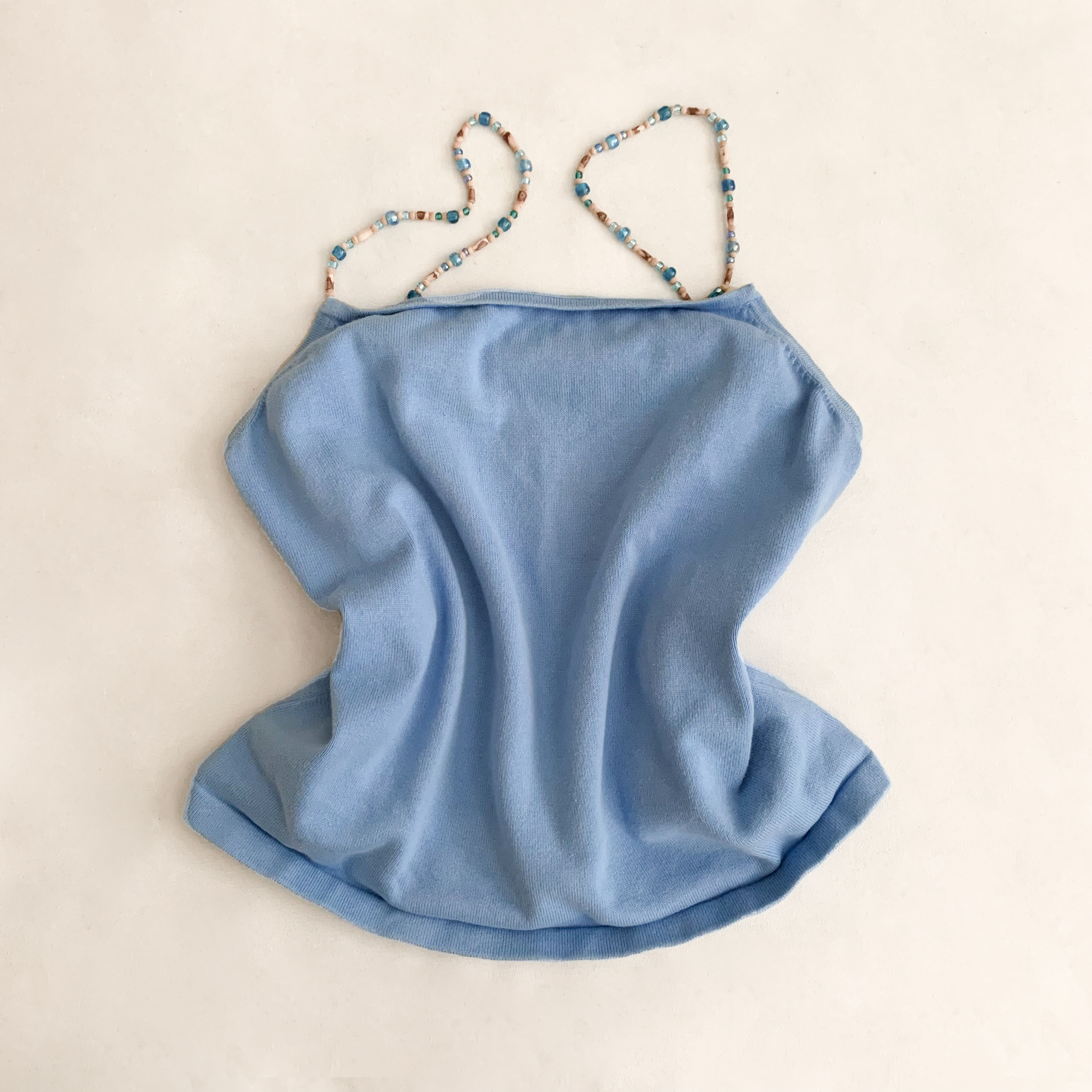 Light Blue Ralph Lauren Beaded Cami