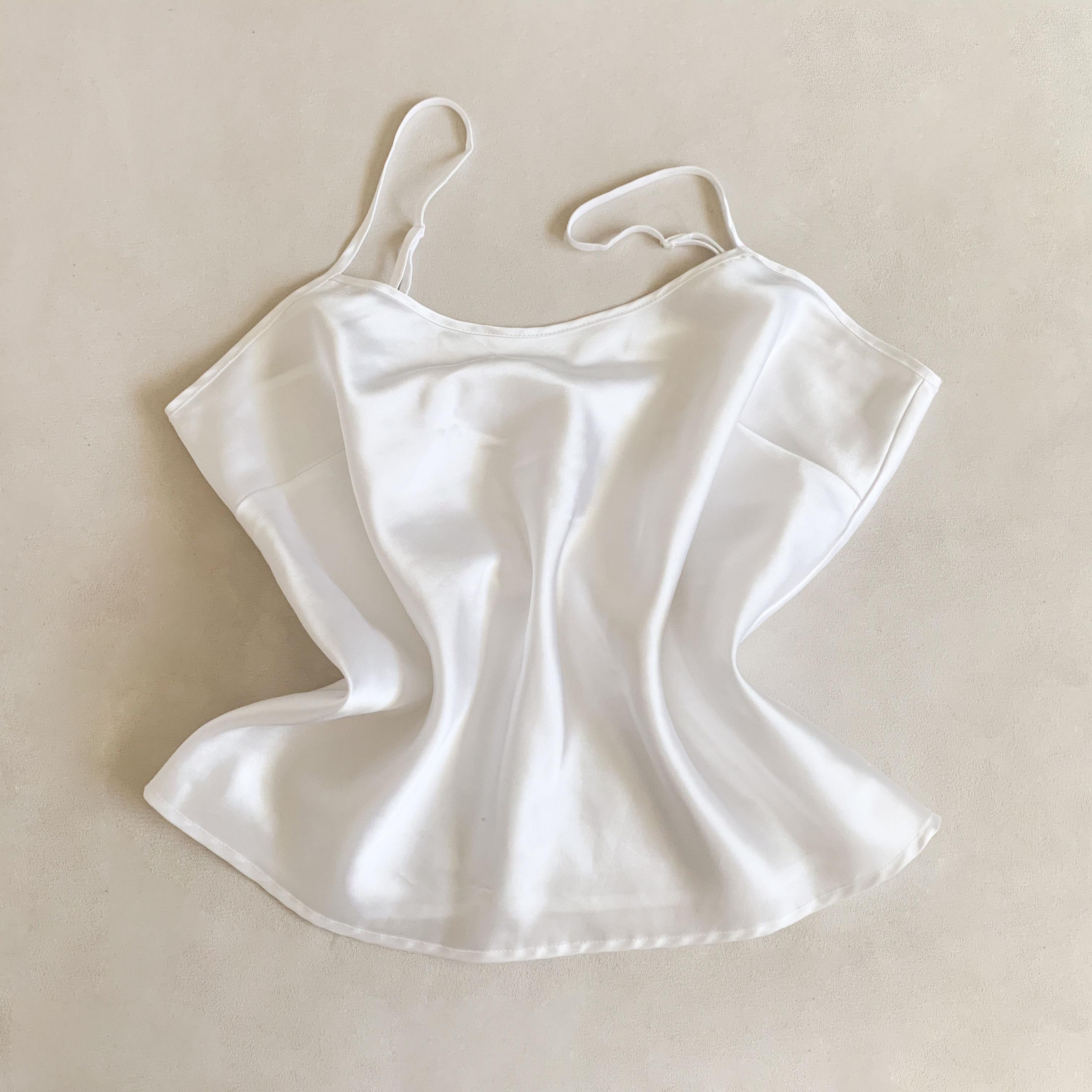 White Satin Cami