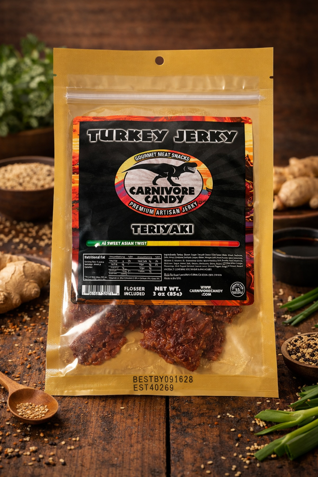 Teriyaki Turkey Jerky